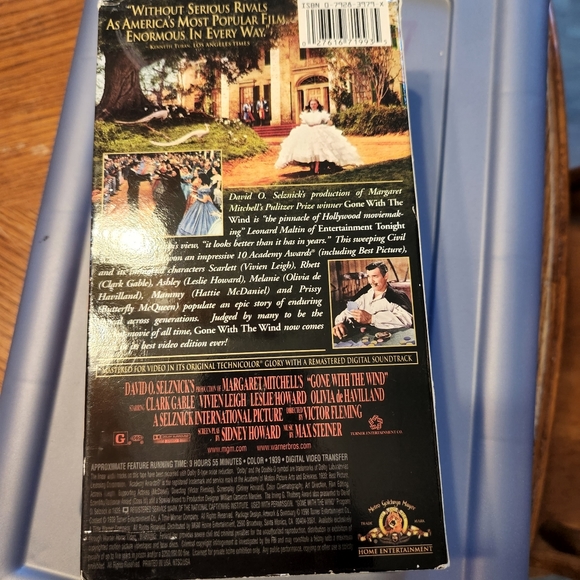 Gone with the Wind Boxed Set VHS TAPES 2 Tapes - Picture 4 of 9